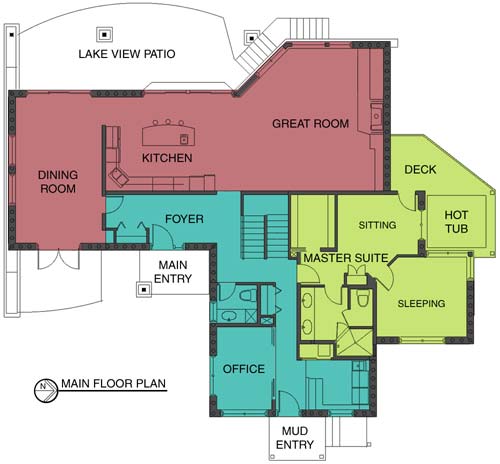 Owen residence, floor plan